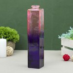 Ваза &quot;Нарцисс-радуга&quot; розово-фиолетовая 26х5,5х5,5 см,  0,45л