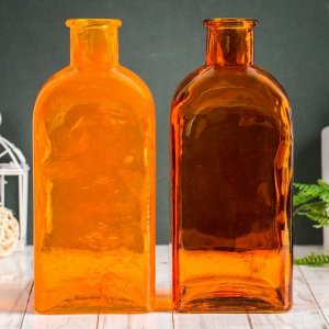 Ваза «Цитадель Штоф», 1.1 л, d=2.5 см, h=22 см, стекло, МИКС