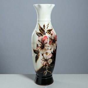 Ваза напольная "Илона", цветы, 63 см, керамика