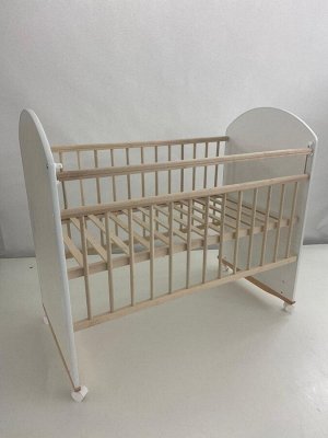 Кровать детская Беллучи ECO / Bellucci Колесо - Качалка, белый