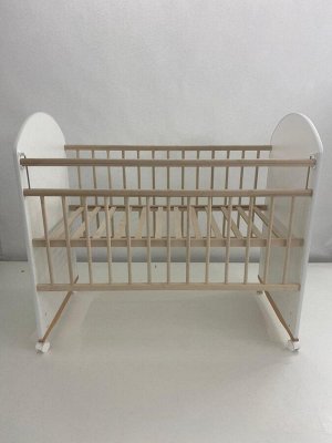 Кровать детская Беллучи ECO / Bellucci Колесо - Качалка, белый