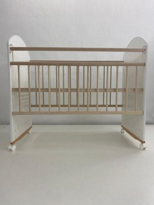Кровать детская Беллучи ECO / Bellucci Колесо - Качалка, белый
