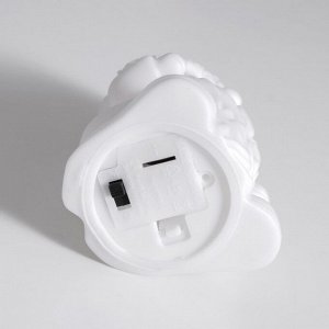 Фигурка светящаяся RISALUX «Гном», LED-ночник, 2 Вт, LR44, белый, 4.5x5.5x9 см