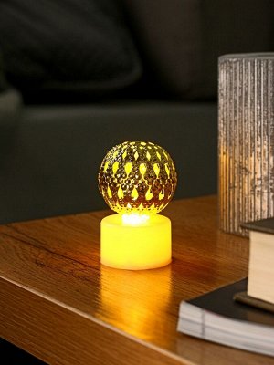 Фигурка светящаяся RISALUX « Шар капли», LED-ночник, 0.3 Вт, 3.5x3.5x6 см