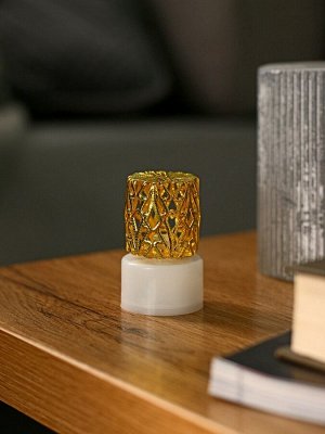 Фигурка светящаяся RISALUX «Цилиндр», LED-ночник, 0.3 Вт, 3.5x3.5x5.1 см