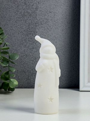 Фигурка светящаяся RISALUX «Снеговик в колпаке», LED-ночник, 3xAG10, белый, 4.8x4.8x15 см