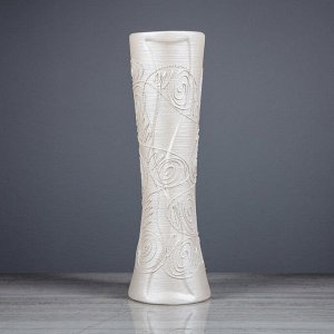 Ваза напольная "Марика-Росса" перламутр, 42 см, микс, керамика