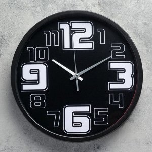 Часы настенные, серия: Классика, "Бакедано", дискретный ход, d=28.5 см, в ассортименте
