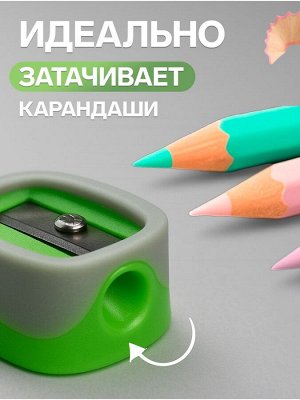 Точилка для карандашей Calligrata «Классика», (штрихкод на штуке), МИКС