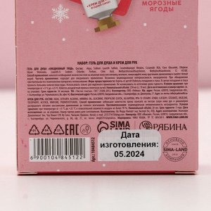 Подарочный набор «Сияй», гель для душа 250 мл и крем для рук 30 мл, Чистое счастье