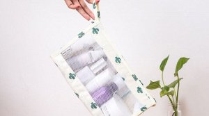 Дорожная косметичка, в сеточку