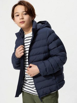 UNIQLO - лёгкая и тёплая куртка с утеплителем Pufftech - 69 NAVY