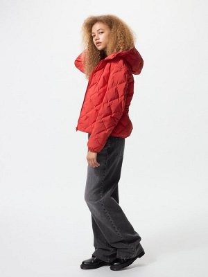 UNIQLO - теплая стеганая куртка с капюшоном