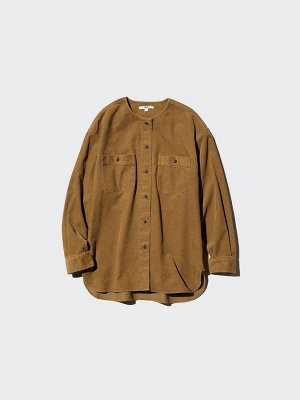 UNIQLO – удлинённая рубашка-куртка из вельвета