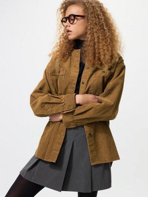 UNIQLO – удлинённая рубашка-куртка из вельвета