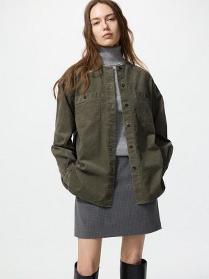 UNIQLO – удлинённая рубашка-куртка из вельвета