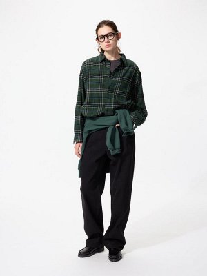 UNIQLO - фланелевая рубашка в клетку