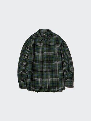 UNIQLO - фланелевая рубашка в клетку