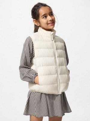 UNIQLO - стёганый жилет «Пафтек» - 01 OFFWHITE