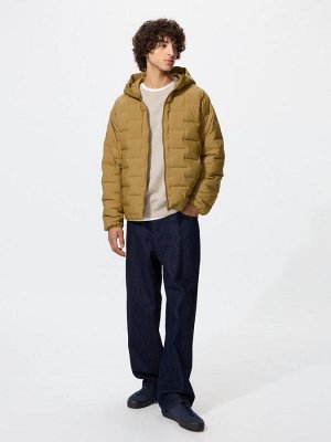 UNIQLO - стёганый пуховик с удобным капюшоном Pufftech
