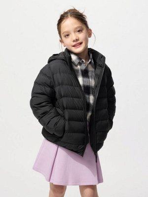 UNIQLO - лёгкая и тёплая куртка с утеплителем Pufftech - 09 BLACK