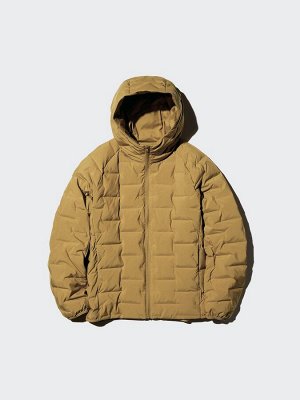 UNIQLO - стёганый пуховик с удобным капюшоном Pufftech