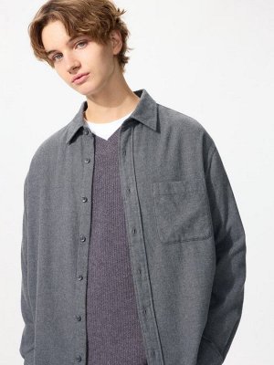 UNIQLO – хлопковая фланелевая рубашка