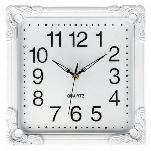 Часы настенные, серия: Классика, "Рут", 30х30 см, белые,
