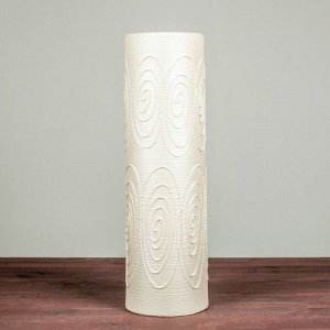 Ваза напольная "Максимус", белая, 40 см, микс, керамика