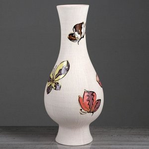 Ваза напольная "Сиера" бабочки, 45 см, микс, керамика