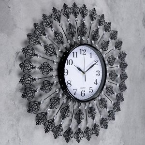 Часы настенные, серия: Ажур, "Сияние страх", d=58 см