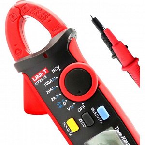 Токовые клещи (мультиметр) UNI-T UT210E, AC/DC, питание 2xААА, ударопрочный корпус, сумка