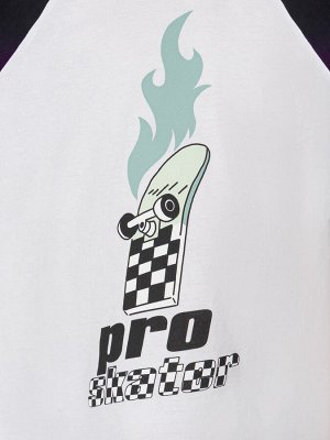 Комплект домашний для мальчиков с принтом и надписью "pro skator"