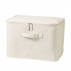 MUJI Polyester Linen Soft Box Cover – мягкий короб из полиэстера и льна с крышкой