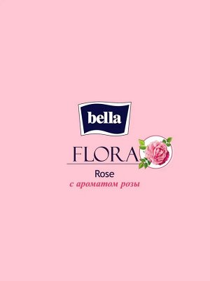 Bella Женские гигиенические прокладки "Flora Rose: Аромат розы" 10 шт