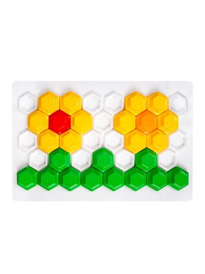 Детская шестигранная мозаика Baby Toys (5 цветов, 60 элементов)