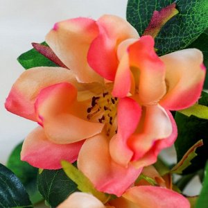 Цветы искусственные "Магнолия" 5*56 см, персиковая