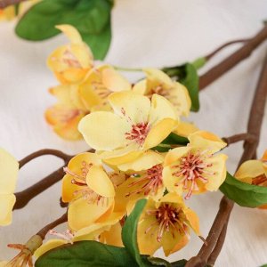 Цветы искусственные "Сакура весенняя" 2*85 см, жёлтый