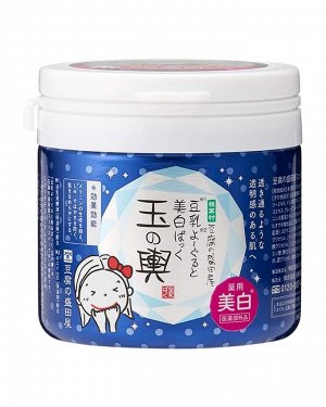 Tofu Moritaya Whitening Face Pack - питательная отбеливающая маска-пак с ферментированным соевым молоком и йогуртом
