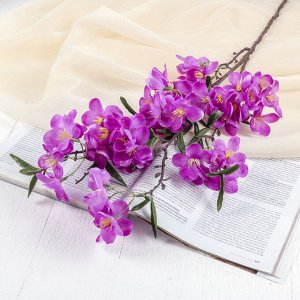 Цветы искусственные "Молочай миля" 6*85 см, фиолетовый