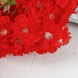 Цветы искусственные "Японская вишня" 5*88 см, красный