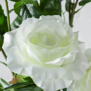 Куст искусственный "Розы волнистые" 95 см. микс