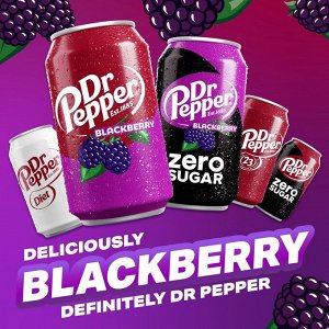 Dr.Pepper Blackberry 355ml - Американский Др Пеппер черника