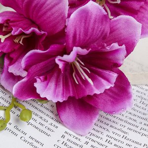 Цветы искусственные "Дельфиниум волнистый" 7,5*82 см, фиолетовый