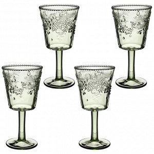 Бокалы для вина Celebration Green из изумрудного стекла, 280 мл, 1 шт.