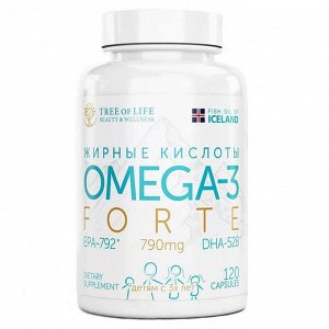 Омега 3 TREE OF LIFE Omega-3 Forte - 120 капс