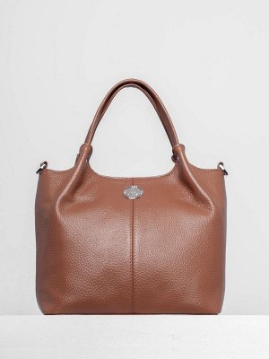 Женская кожаная сумка Richet 3212LN 356 Рыжий