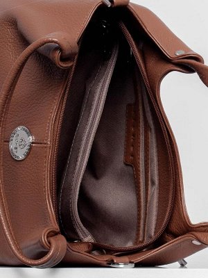 Женская кожаная сумка Richet 3212LN 356 Рыжий