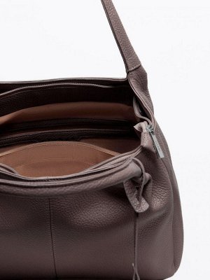 Женская кожаная сумка Richet 2390LN 612 Тауп