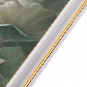 Картина "Лебеди в лилиях" 35х28 (38х31) см